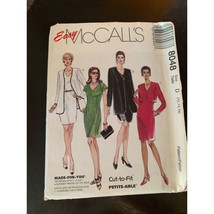 McCall&#39;s Misses Dress and Jacket Sewing Pattern Sz 12 - 16 8048 - Uncut - £7.09 GBP