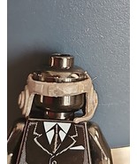 LEGO Minifigure Accessory Helmet Microphone Soft Gray Rubbery - $36.38 MXN