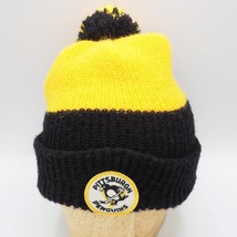 Pittsburgh Penguins NHL Hockey Knit Hat Beanie w/ Pom Coca Cola Promotion - £19.41 GBP