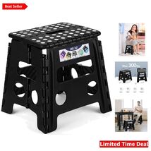 Lightweight 300 lbs Foldable Step Stool with Carry Handle - Safety &amp; Por... - $36.58
