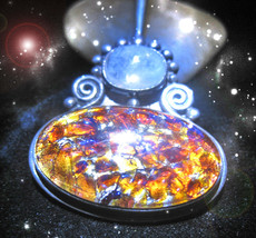  HAUNTED AMULET OF 2 FIRES  EMPOWER AND EXTREME PROTECTION HIGHEST LIGHT MAGICK image 2