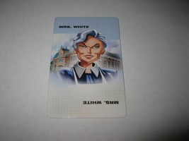 2003 Clue FX Board Game Piece: Mrs. White Suspect Card - $1.00