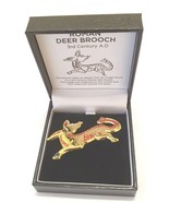 Westair - Roman Historical Jewellery - Roman Deer Enamel Brooch - £13.75 GBP