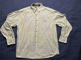 Wrangler George Strait Cowboy Cut Collection Long Sleeve Shirt Large Plaid - $16.00