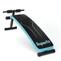 Folding Weight Bench Adjustable Sit-up Board Workout Slant Bench for Gym... - $123.99