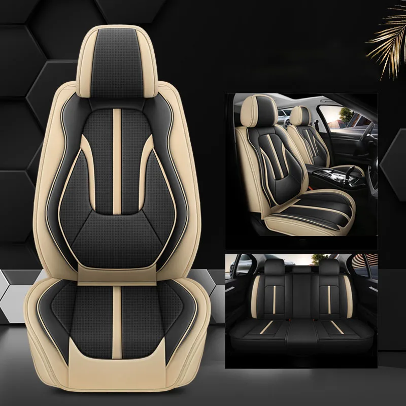 Breathable Leather Car Seat Cover Full Set For Dodge Caliber Charger Cha... - £194.54 GBP+