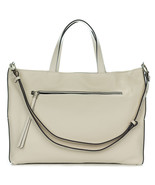 Gianni Chiarini Italian Made Beige Pebbled Leather Carryall Tote Bag wit... - $7,146.96 MXN