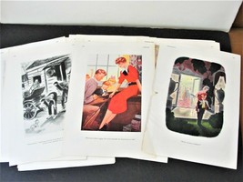 Set Of (33) Comic Pages From 1937, 1939 And 1941 Esquire Magazine Publications - £29.34 GBP