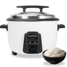 Rice Cooker Stainless Rice Cooker &amp; Warmer Commercial Rice Cooker For Party And  - £178.62 GBP