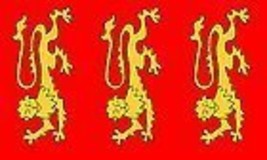 King Richard I 1st of England 1157-1199 Royal Standard 5&#39;x3&#39; Flag - Prep... - $92.91 MXN
