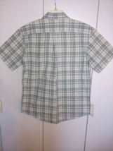 L.L. BEAN MEN&#39;S SS PLAID 100% COTTON HEAVY DUTY BUTTON SHIRT-M REG.-WORN... - £10.95 GBP