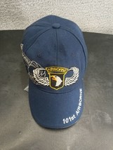 101st Airborne Screaming Eagles Hat Cap Snap Back Black Army Military Ma... - $11.88