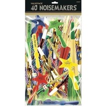 Noisemakers Assorted Value Pack New Years Eve Party Supplies 40 pc Plastic - $25.73
