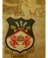 Wrexham Afc crest logo Ryan Reynolds - 4" x 4" dtf or iron on patches - $10.88