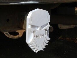 Truck Trailer Hitch Plug | Bearded Skull - £14.14 GBP