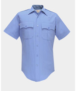 NEW Flying Cross Men&#39;s Short Sleeve NFPA Compliant Uniform Shirt Small B... - £23.85 GBP