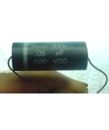 1 to 8 NOS Aerovox Black Type V161-454 Capacitor .05 uf 600 vdc Date 6643 - $10.49 CAD
