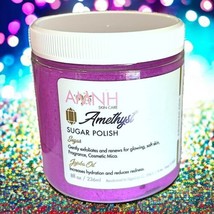 AMINNAH Amethyst Sugar Scrub 8 oz New Without Box - £19.77 GBP