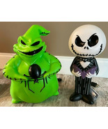 Nightmare Before Christmas 14&quot; Jack Skellington Oogie Boogie Lighted Blo... - $94.97