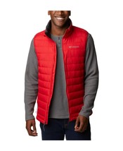 Columbia Mens Powder Lite Vest Size X-Large Color Mountain Red - £70.08 GBP