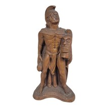 Coco Joe&#39;s King Kamehameha Hapa Wood Statues Vintage 7.5&quot; Hawaii Tiki hw134 - £31.00 GBP