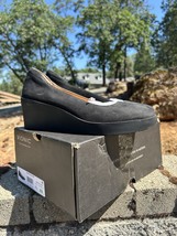 NIB Vionic Sereno Womens Sz 9.5 Black Platform Wedge Suede Pumps (READ) ... - $44.55