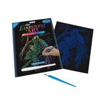 Royal &amp; Langnickel Rainbow Engraving Art A4 Size Tropical Birds Designed... - $13.00