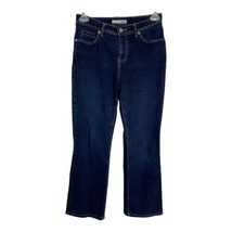 Chicos Platinum Womens Jeans Size 00 Short Dark Wash Blue Stretch Denim  - £16.80 GBP