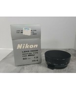 Nikon Metal Spring Snap-on Type Lens Hood HS-6 For 50mm f/2 Nikkor - £31.18 GBP