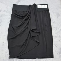 Forever 21 Skirt Women Small Black Tulip Pencil Elastic Waist Knee Length - £19.76 GBP