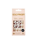 GOLDFINGER TRENDY 24 TOENAILS W/ GEL GLUE INCLUDED - #GDTW01 - $6.70