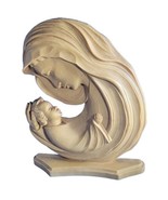 Vintage Mary &amp; Baby Jesus Desk Wall Hanging Mantle Silhouette 7.5&quot; Mothe... - $217.05 MXN
