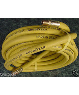 25 Foot 3/8 GOOD YEAR Rubber AIR HOSE USA made Oil Resistant Continental... - $34.99