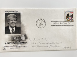 Jimmy Carter Inauguration Day Cover  - £39.31 GBP