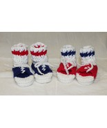 Handmade Baby Booties Sneakers Tennis Shoes -Choice of Colors - Crochet ... - $15.00