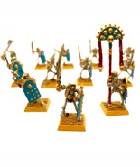 WFB Tomb Kings Skeleton Warriors 12x Hand Painted Miniature Plastic Unde... - £114.02 GBP