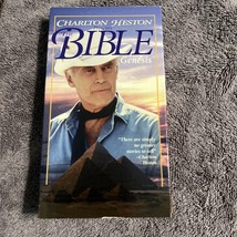 The Bible Genesis VHS Charlton Heston - $4.95