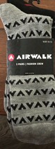Airwalk  Crew Socks 3 Pair Various Colors - £15.49 GBP
