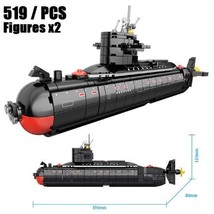 Gift Military The Type 094 Strategic Nuclear Submarine Building Blocks K... - $22.80