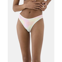 No Boundaries Women&#39;s Smooth Cotton Thong Panties Size X-LARGE Orchid Rose Ombre - $11.64