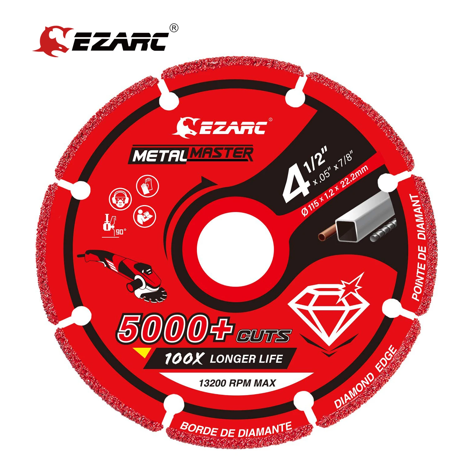 EZARC  Cutting Wheel 3 x 3/8 Inch,4-1/2 x 7/8 Inch for , Cut Off Wheel with 5000 - £207.99 GBP