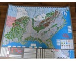 Laminated The Civil Victory Games Board Game Maps A And B 32&quot; X 22&quot;  - $98.99
