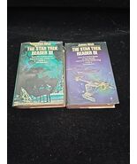 The Star Trek Reader 3 &amp; 4 Lot of 2 books, James Blish, Hardback DJ Vintage - $258.25 MXN
