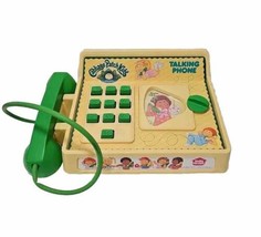 Cabbage Patch Kids Talking Phone Hasbro Preschool Green Toy Telephone US... - $24.70