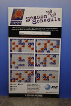 Phoenix Suns 1999 2000 Magnet Schedule AT&amp;T NBA  - $11.46