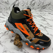 Fila Oakmont Tr Mid Black | Olive | Orange Wheat Grey Sneakers NWT - £110.12 GBP