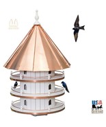 36&quot; PURPLE MARTIN BIRDHOUSE Large 12 Room 3 Story Copper Bird Condo Amis... - $11,600.01 MXN