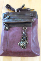 New CHALA Gemini XBody Turtle Purse, Burgundy Near Leather, Best Holiday... - $845.79 MXN