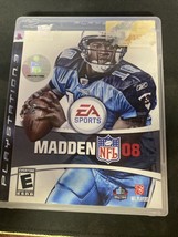 Madden NFL 08 (Sony PlayStation 3, 2007) CIB. Tested And Working - £2.33 GBP