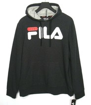 Fila Sport Men&#39;s Hoodie Sweatshirt FLEECE 2.0 Technology Gray Size XL - £15.89 GBP